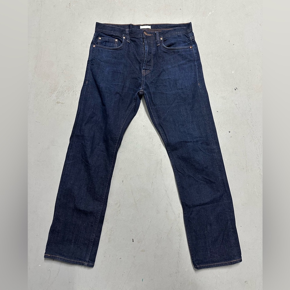 UNBRANDED Brand Selvedge Denim Jeans 32x28 11oz Stretch UB222 Tapered